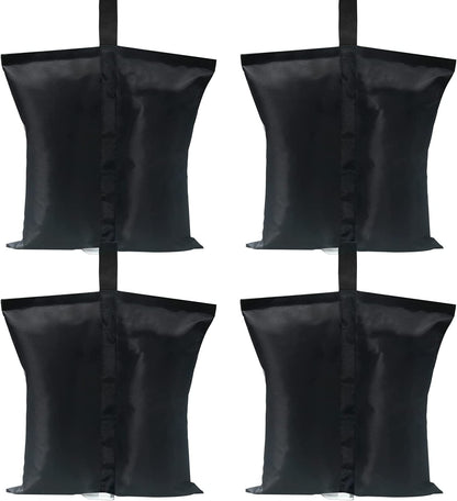 Canopy Weights 120 LBS Tent Sand Bags,4-Pack Black(No Sand)1