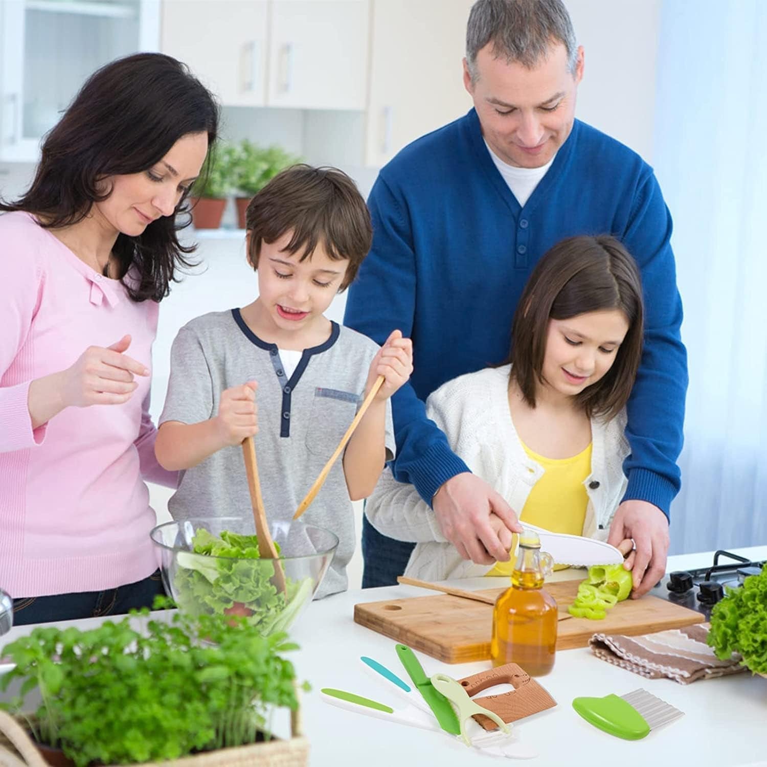 8-pcs-wooden-kitchen-knife-set-for-kids-includes-safe-knives-serrated-plastic-knives-potato-slicers-sandwich-cutter-peeler-and-cutting-board