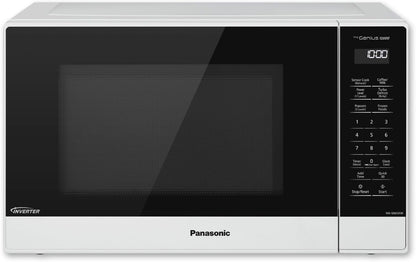 Panasonic NN-SN65KW Microwave Oven with Inverter Technology, 1200W, 1.2 Cu.Ft. Small Genius Sensor One-Touch Cooking, Popcorn Button, Turbo Defrost-Nn-Sn65Kw-(White) | 1.2 Cu.Ft. Small Genius Sensor One-Touch Cooking, Inverter Technology, 1200W, Popcorn Button, Turbo Defrost1
