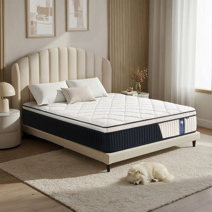 Queen Mattress, 14 Inch Ultra Comfort Hybrid Foam Queen Size Mattresses with Independent Pocket Springs Mattress in a Box Pressure Relief & Supportive, Medium Firm5