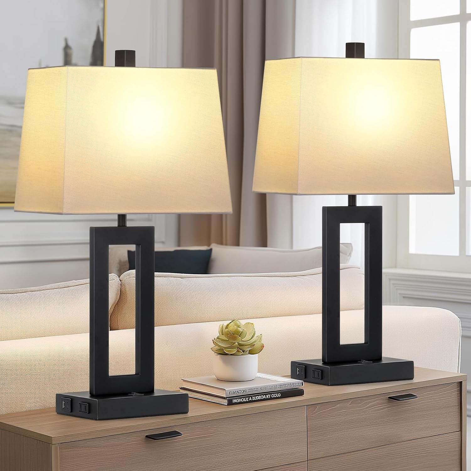 black-bedside-table-lamp-set-of-2-nightstand-lamps-with-usb-ports
