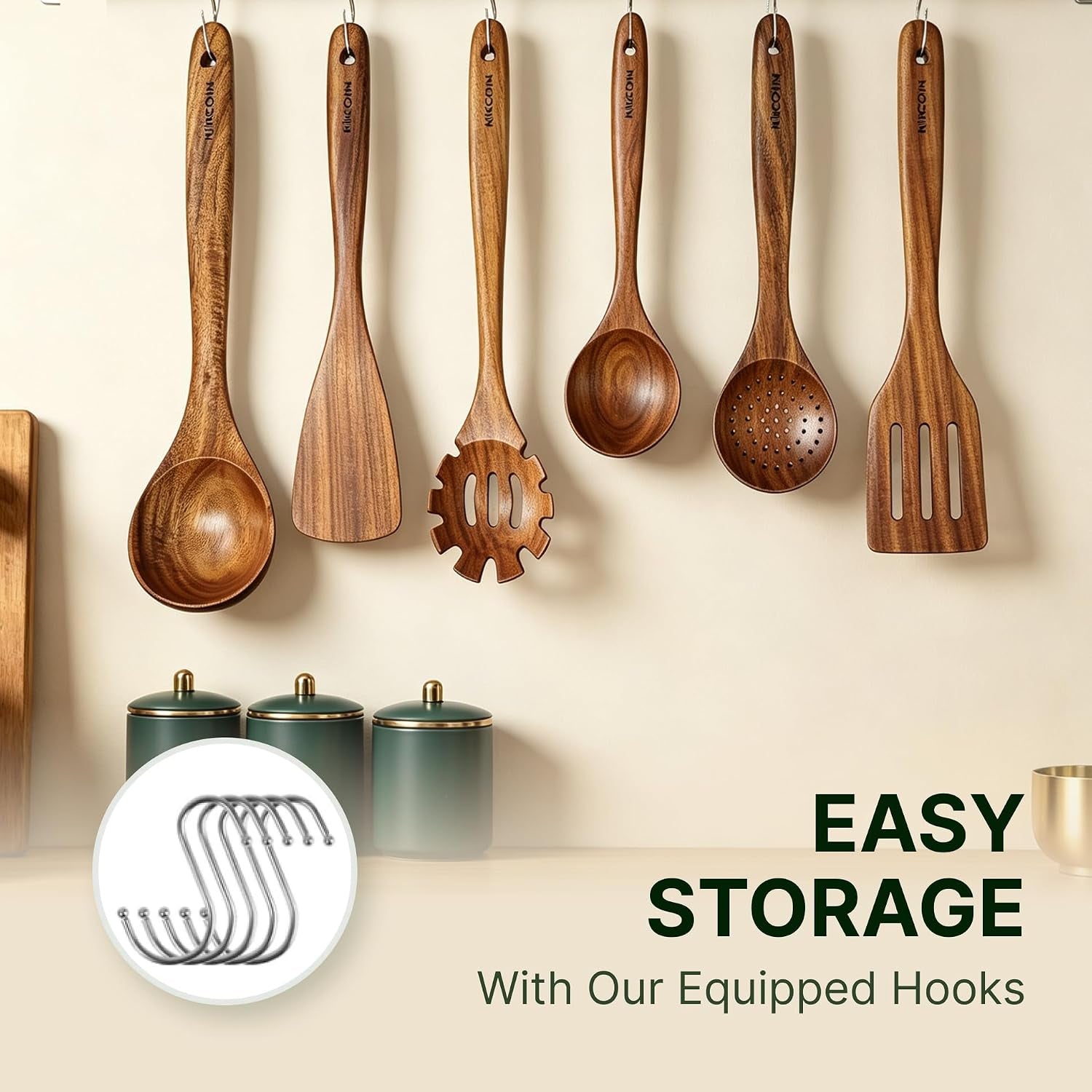 8-pcs-teak-wood-kitchen-utensil-set-natural-wooden-cooking-spoons-spatulas-non-toxic-cooking-tools-for-nonstick-cookware-comfortable-handles-easy-care