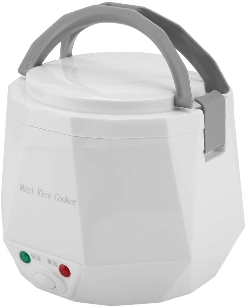 electric-rice-cooker-portable-electric-car-truck-food-steamer-mini-travel-rice-cooker-12v-100w-1-3-l-portable-meal-heater-food-warmerwhite