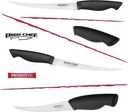Prodigy Series 7.5-Inch Curved Flexible Fillet Knife – High-Carbon Stainless Steel Blade, Ergonomic Non-Slip Handle for Fish and Meat Filleting & Deboning5
