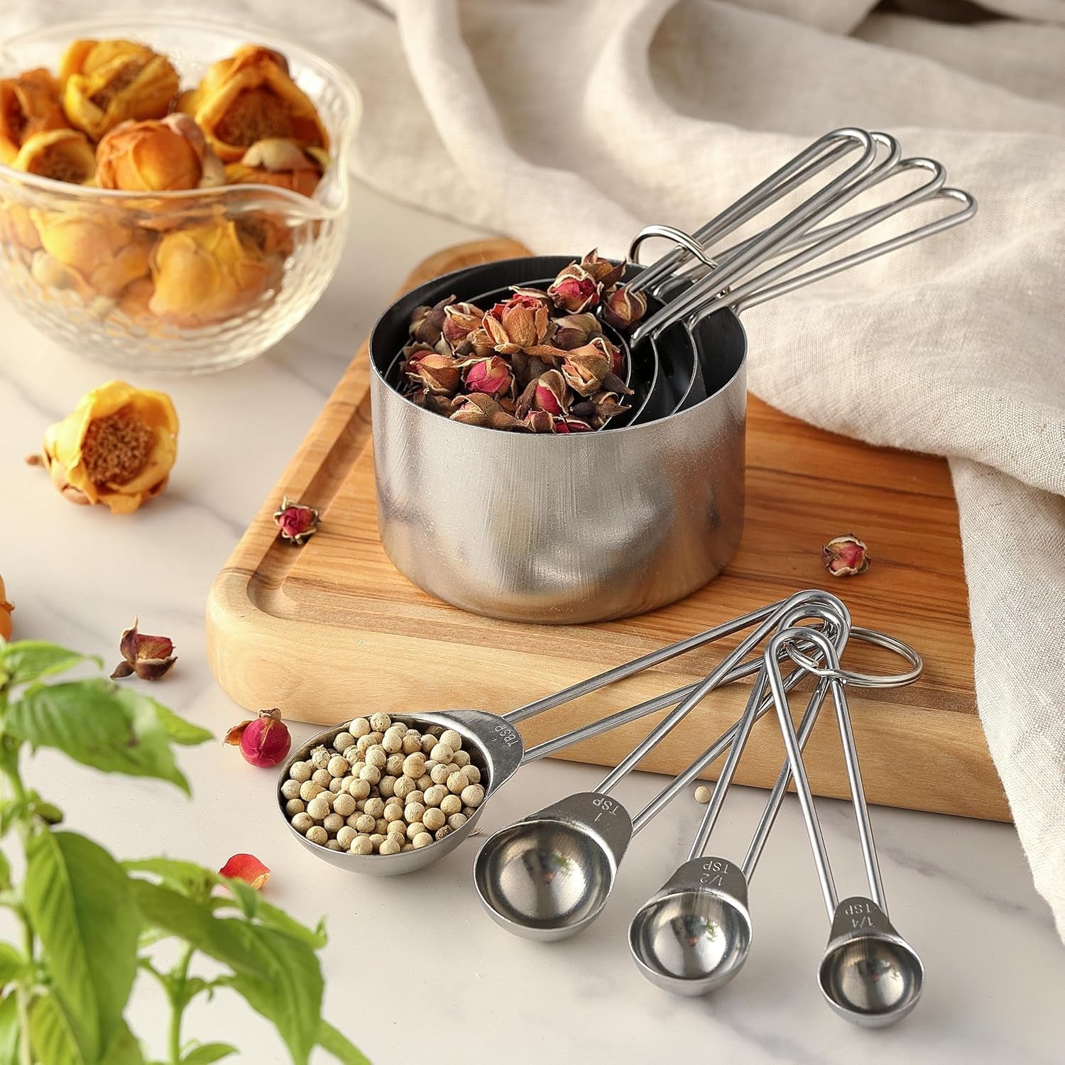 8pcs-measuring-cups-ohola-stainless-steel-measuring-cups-and-spoons-set-great-for-cooking-and-baking