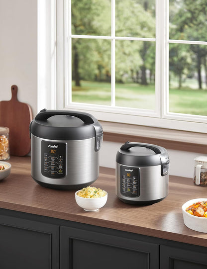 Rice Cooker with 6 Functions, 4-Cups Uncooked Rice | Multi Cooker, Slow Cook, Steam, Saute, Warm, 6 One-Touch Programs for Brown Rice, Quinoa and Oatmeal7