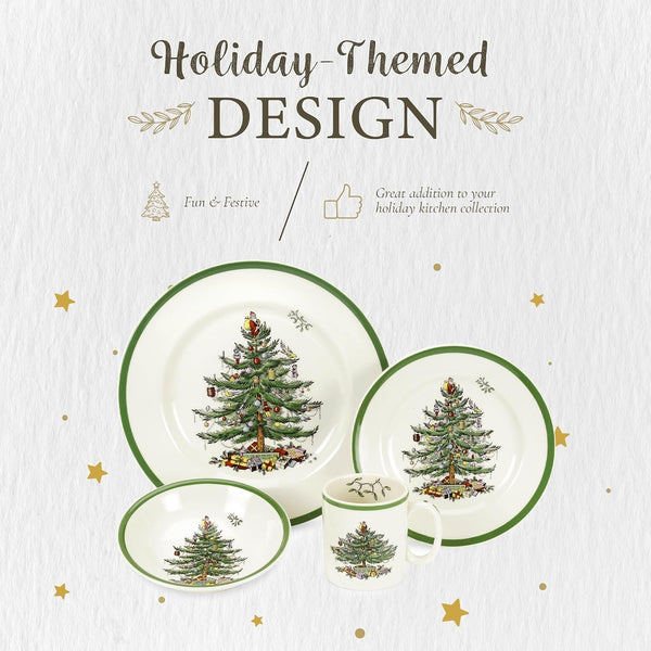 – Christmas Tree –  Christmas Tree 4-Piece Place Setting – 9 Oz, Set of 43