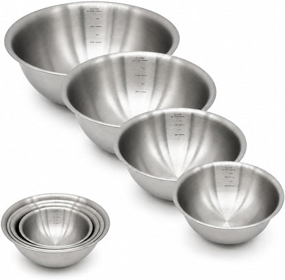 4-Piece 304 Stainless Steel Mixing Bowls with Measurements1