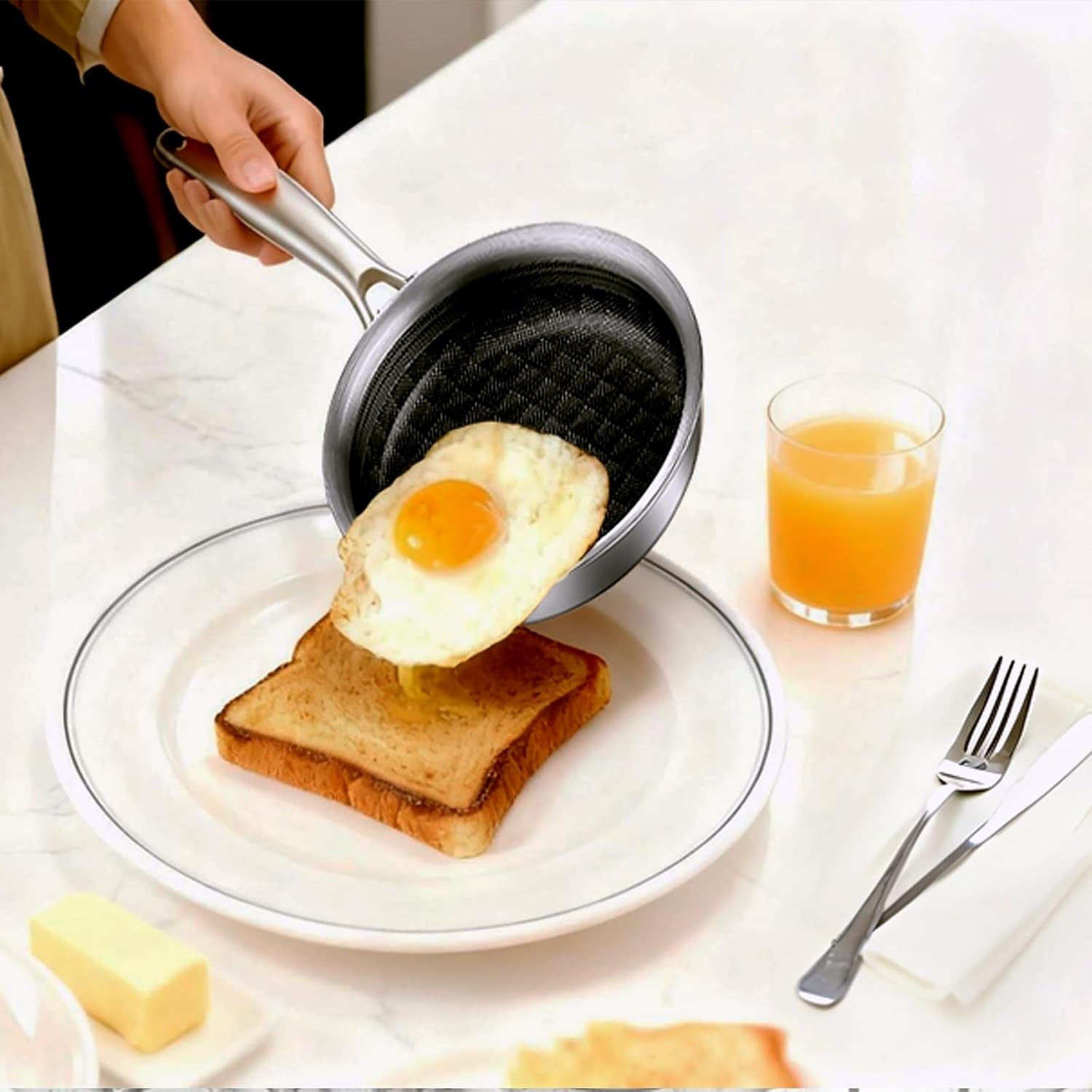tri-ply-stainless-steel-nonstick-ceramic-omelette-pan-5-5-inch-single-egg-frying-pan-durable-small-pan-for-steak-induction-skillets-compatible-with-all-cooktops