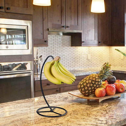 Banana Holder Stand, Banana Hanger Black-Metal Bananas Tree Hanger4