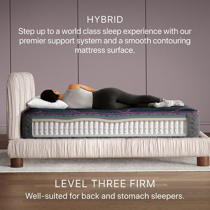 Beautyrest World Class Level Three Firm 13" Hybrid King Mattress12