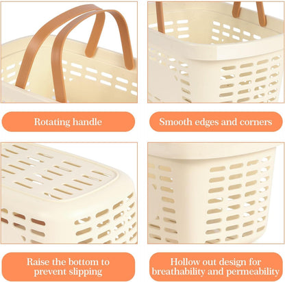Plastic Shower Caddy, Cream, 1 Pack5