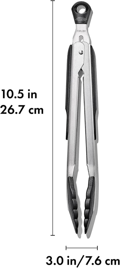 OXO Good Grips 2-Piece Tongs with Nylon Heads Set6