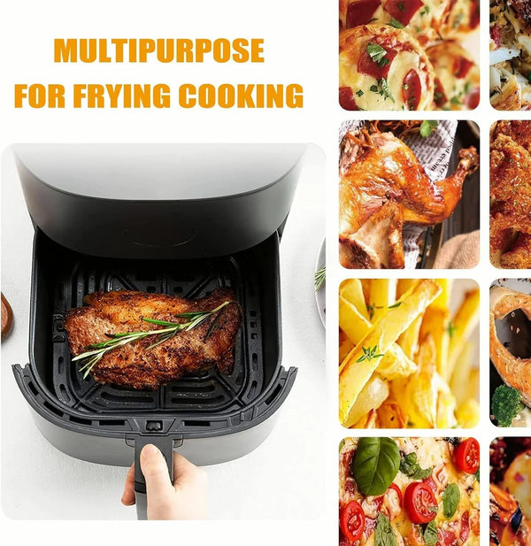 Air Fryer Replacement Grill Pan Fit for COSORI Air Fryer 5 QT, Air Fryer Rack Replacement Parts Accessories Grill Plate Crisper Plate Tray, Non-Stick, Dishwasher Safe…5