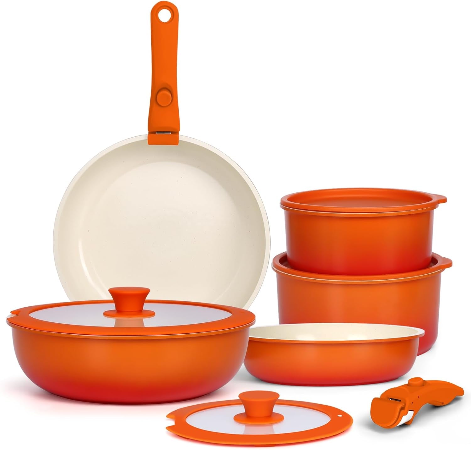 11pcs-pots-and-pans-set-non-stick-nonstick-cookware-set-detachable-handle-ceramic-pots-for-cooking-non-stick-with-removable-handle-rv-cookware-set-for-all-stoves-orange-gradient