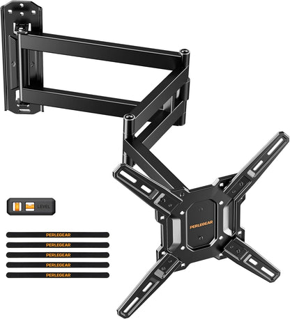 Long Arm TV Wall Mount for 32-65″ Tvs, 37.4” Long Extension | Max VESA 400X400Mm, Corner TV Mount with Articulating Arms, Full Motion Wall Bracket with Swivel and Tilt, Holds to 110 Lbs1