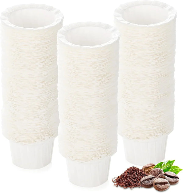 Disposable Paper Coffee Filters, Keurig K Cup Paper Filters for Keurig Single Brewer Reusable Cups, K-Cup Coffee Pods, Fits All Brands Reusable K Cups (300)1
