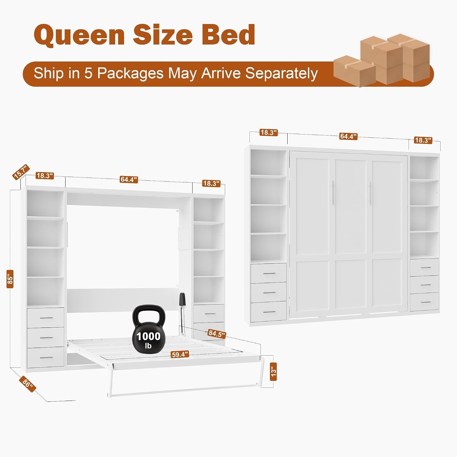 queen-murphy-bed-with-2-bookcase-space-saving-wall-bed-white