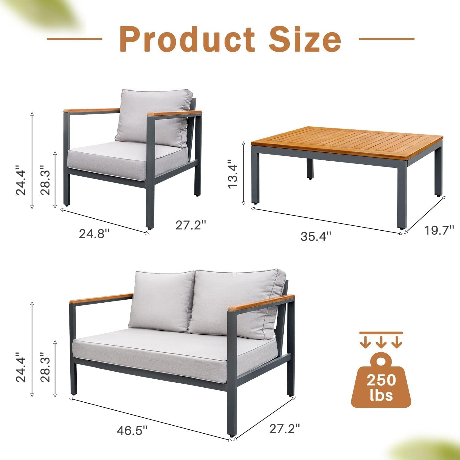 4-piece-furniture-patio-lounge-conversation-set-solid-wood-armrest-table-top-anti-drop-thick-waterproof-cushion-light-gray