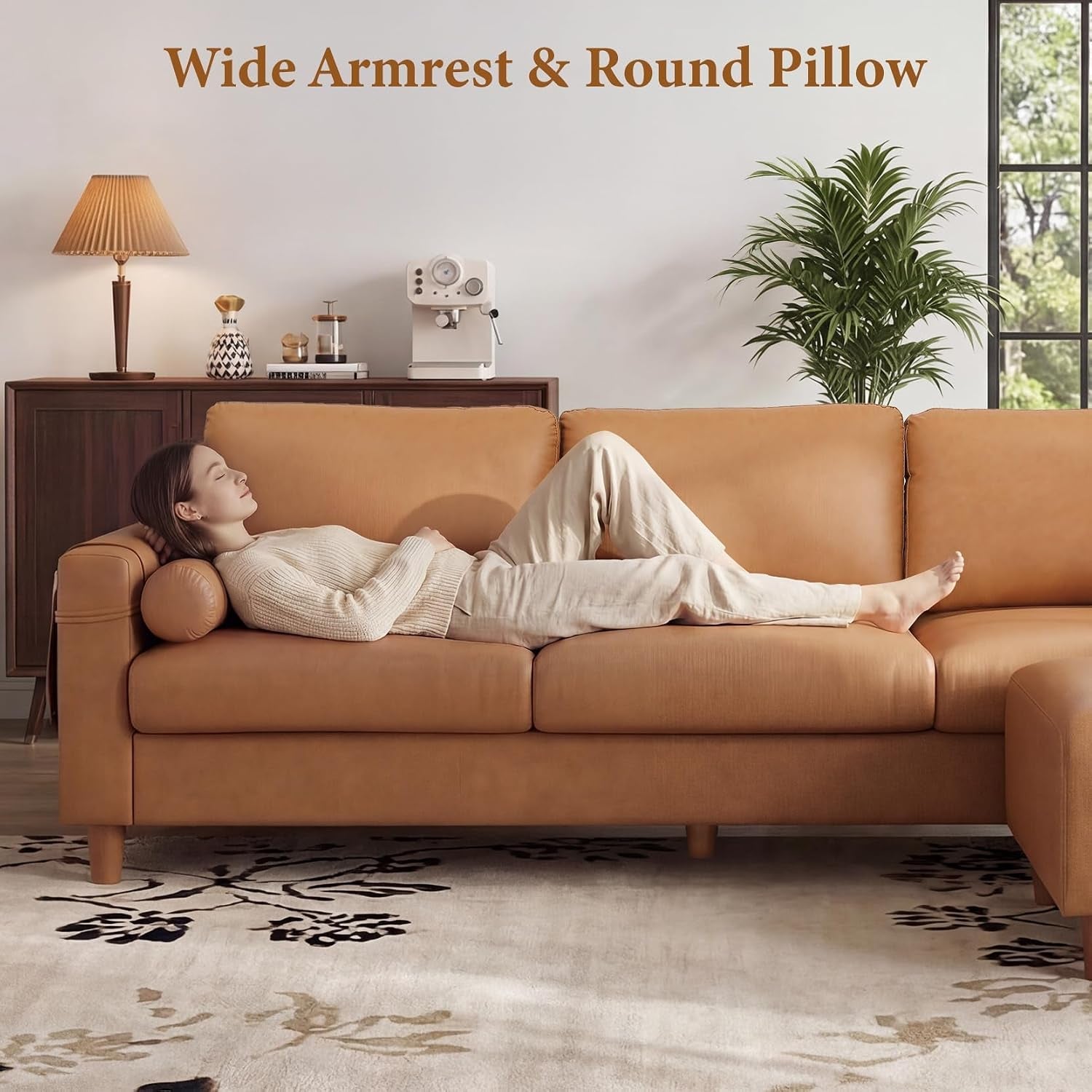 100-l-shaped-faux-leather-couch-modular-sectional-sofa-camel