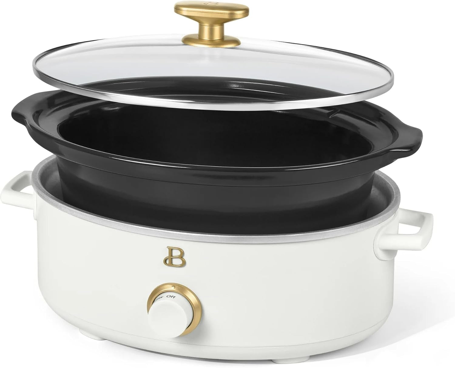 2-5-quart-dip-warmer-slow-cooker-mini-crock-pot-for-cheese-fondue-sauces-and-appetizers-compact-electric-cooker-with-low-high-warm-settings-white-icing