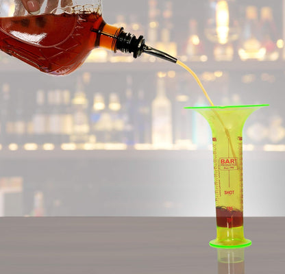 Pour Tester for Bartenders - Liquid Measuring Tool W/ 1 Ounce Shot Line and Measurements up to 2.5 Oz (75Ml) - Fits in Shaker Tin - Use for Restaurant Bar Training and Testing Kits6