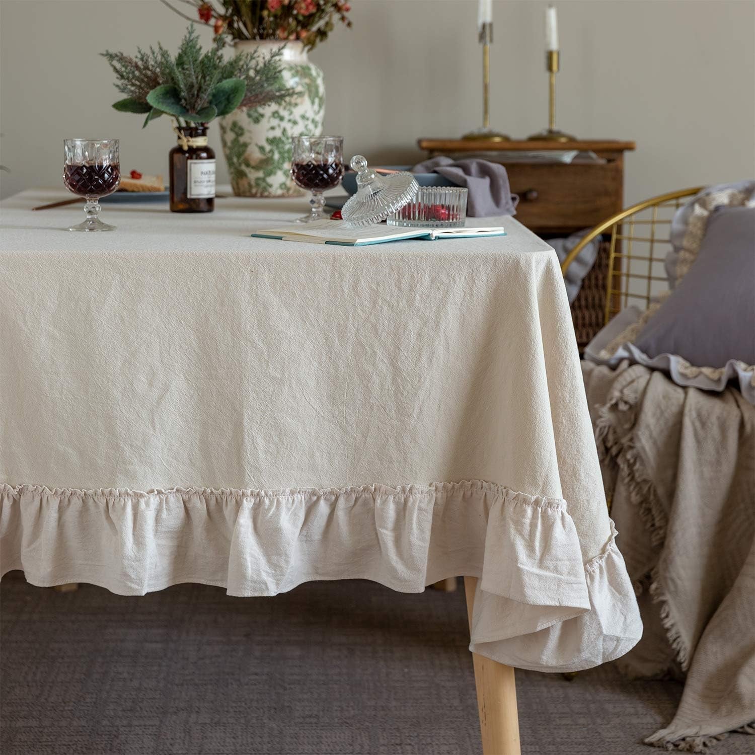 retro-farmhouse-ruffle-tablecloth-cotton-flounces-trim-washable-table-cover-tablecloths-for-rectangle-table-baby-shower-kitchen-party-wedding-decor-52x70