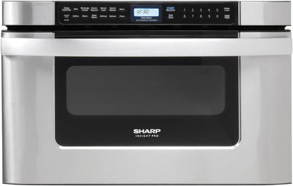 Sharp KB6524PSY 24 In. 1.2 Cu. Ft. Built-In Microwave Drawer Oven | 1.2 Cubic Feet, 950 Watt, Angled Touch Control Panel1