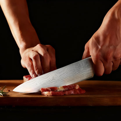 5-Piece Kitchen Knife Set | High-Carbon Stainless Steel, Chef Knives, Pakkawood Handles, Gift Box7