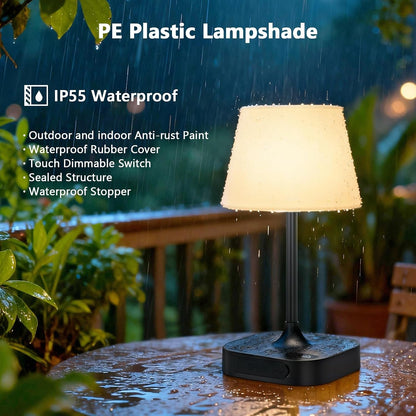 Table Lamp,Cordless Waterproof Shower Lamp and Dimmable Touch Lamp6