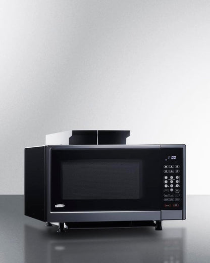 Summit 24" Built-In Microwave with Trim Kit, Stainless Steel - SMBI24 | 1000W Built-In Microwave with Stainless Steel Trim Kit Designed to Fit 15 3/4" H X 22 1/2" W X 18 1/4" D Wide Cutouts7