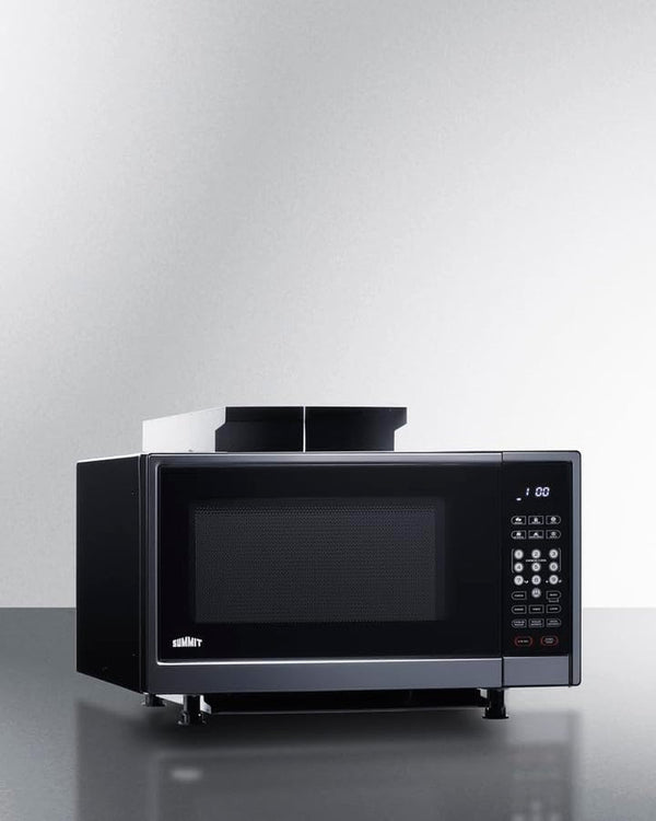 Summit 24" Built-In Microwave with Trim Kit, Stainless Steel - SMBI24 | 1000W Built-In Microwave with Stainless Steel Trim Kit Designed to Fit 15 3/4" H X 22 1/2" W X 18 1/4" D Wide Cutouts7