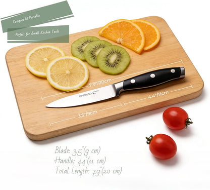 3.5 Inch Paring Knife, Sharp Forged German Stainless Steel Kitchen Knife, Full Tang Small Fruit Knife with Ergonomic Handle, Premium Classic Series with Elegant Gift Box6