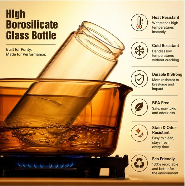 Portable Smoothie Blender  Glass Bottle USB Rechargeable Mini Handheld Ice Shakes Cup 2 Speed Blend Juicer Cordless Personal Smoothies Maker Fruit Mixer (Inoxsteel)7