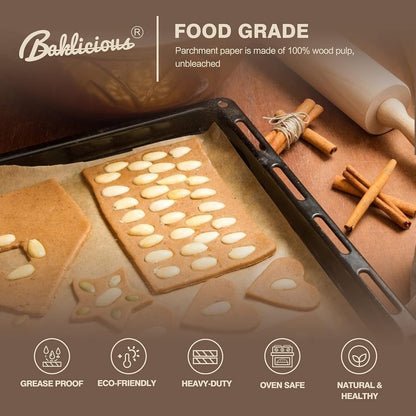 12X16Inch 220Pcs Unbleached Pre-Cut Heavy Duty Parchment Baking Sheets4