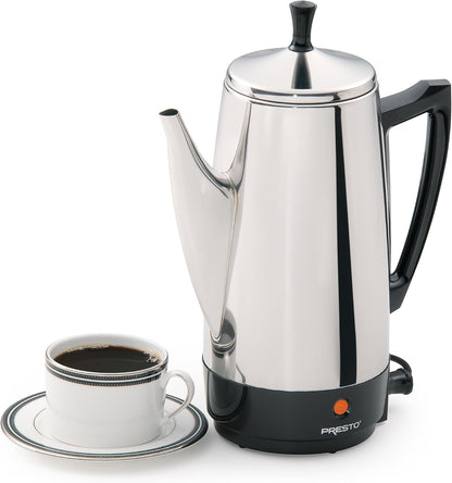 02811 Stainless Steel 12-Cup Electric Coffee Percolator2