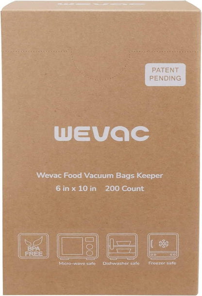 Vacuum Sealer Bags 6"X10", 200 Pint Bags, Fits Food Saver Sealers2