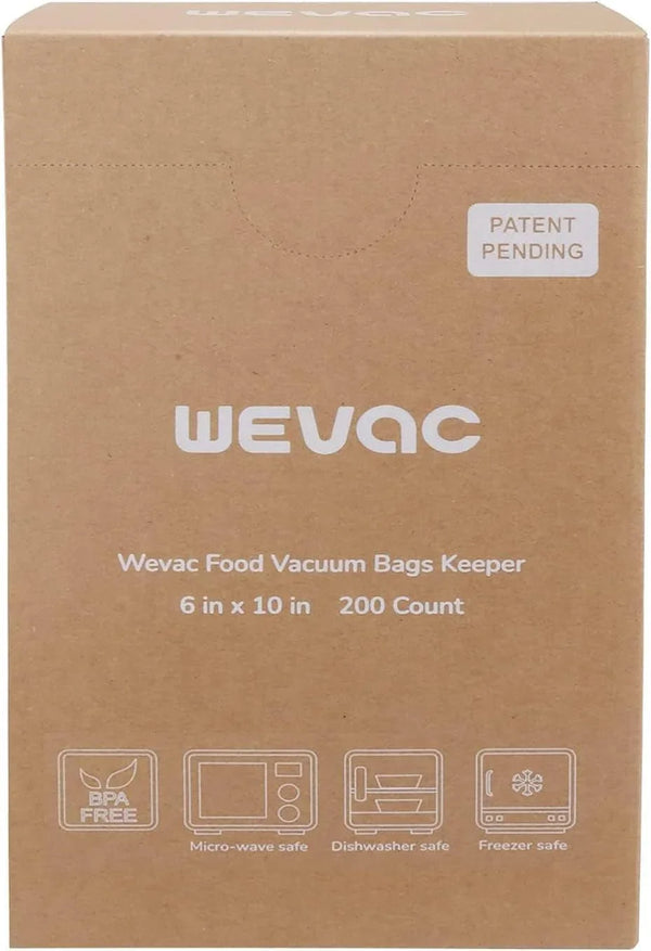 Vacuum Sealer Bags 6"X10", 200 Pint Bags, Fits Food Saver Sealers2