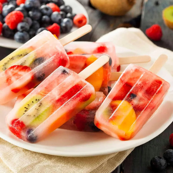 10-Cav Popsicle Molds, Silicone Ice Pop Mold for DIY Frozen Treats | with 10 Reusable Sticks, 50 Wooden Sticks, 50 Storage Bags, Funnel, Brush, Recipe, Make Healthy Pops, Smoothies, Juice8