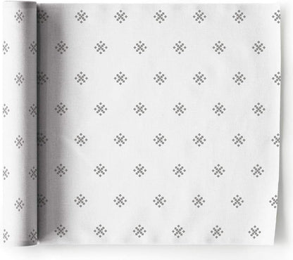 Linen Printed Dinner Napkin - 12.6 X 12.6 In. - 6 Units per Roll - Silver Stars1