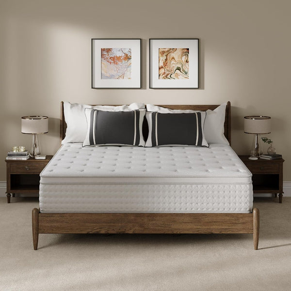 14 Inch Queen Size Hybrid Mattress in a Box Queen Mattress with Individually Wrapped Coil for Pressure Relief, Motion Isolating, Certipur-Us Certified, Medium Firm1