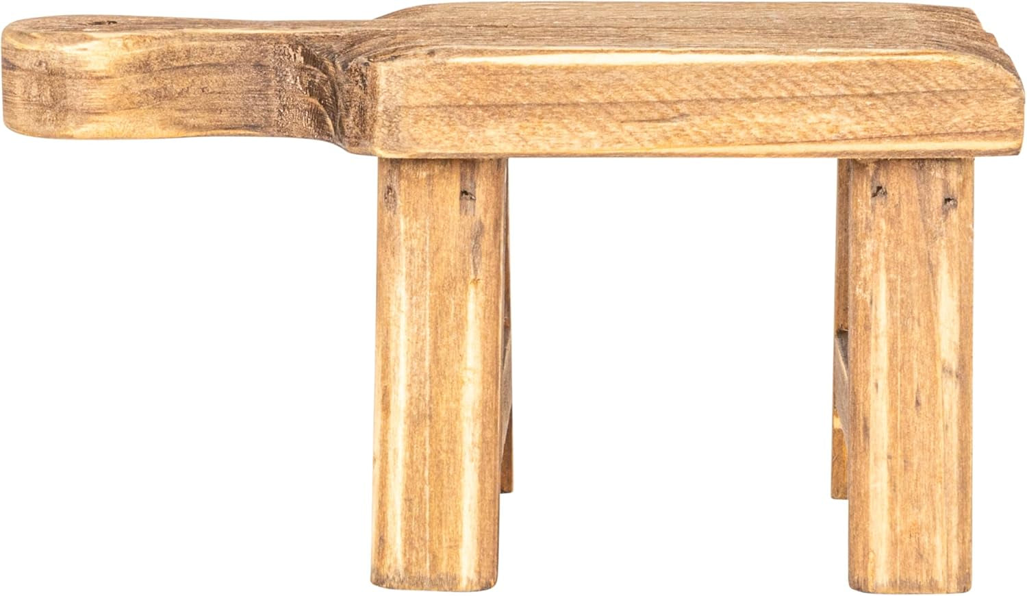creative-co-op-small-wood-pedestal-with-handle