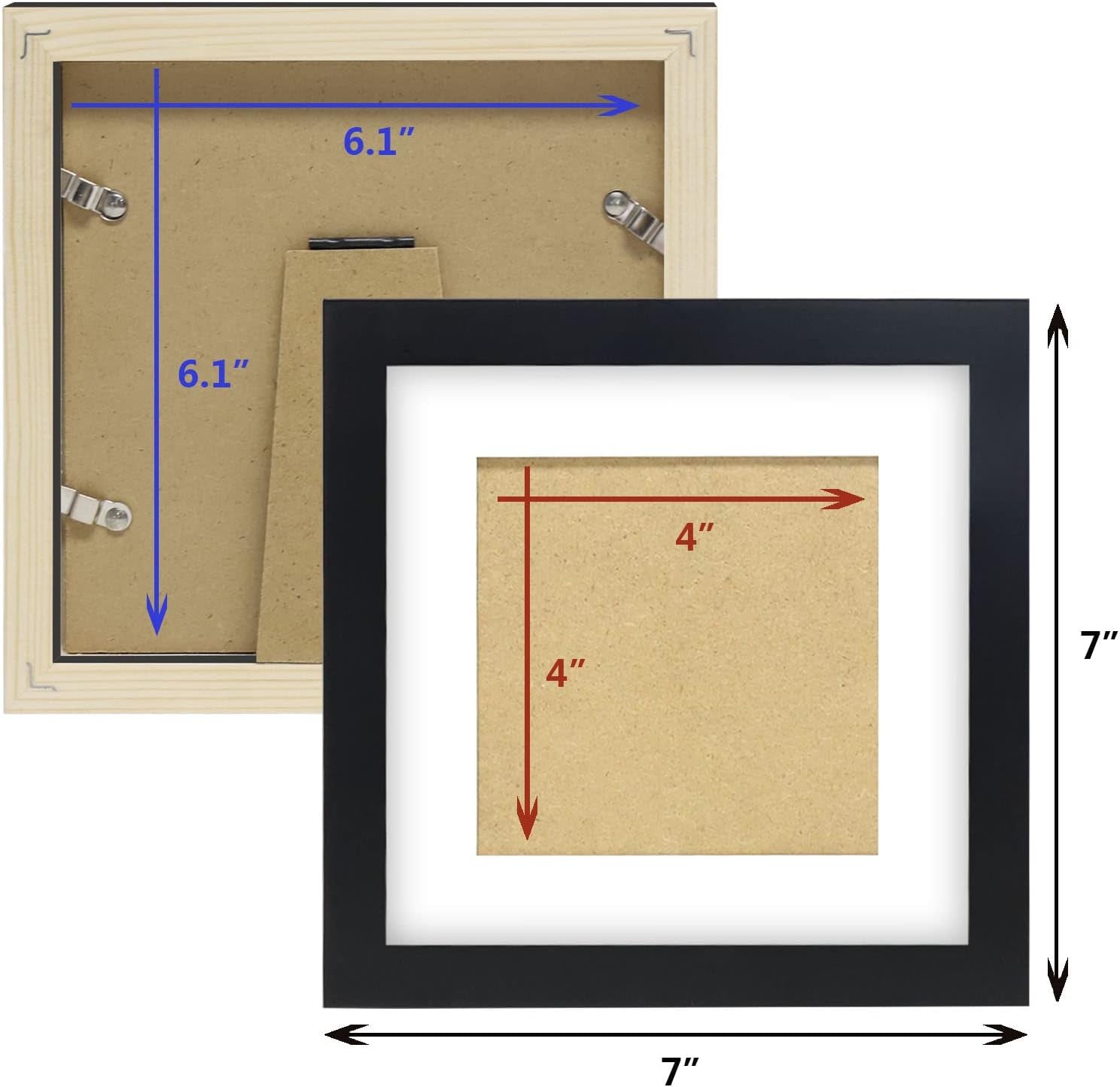 6x6-black-picture-frames-natural-solid-wood-environmental-paint-photo-frame-for-table-or-wall-decorate-4-pack