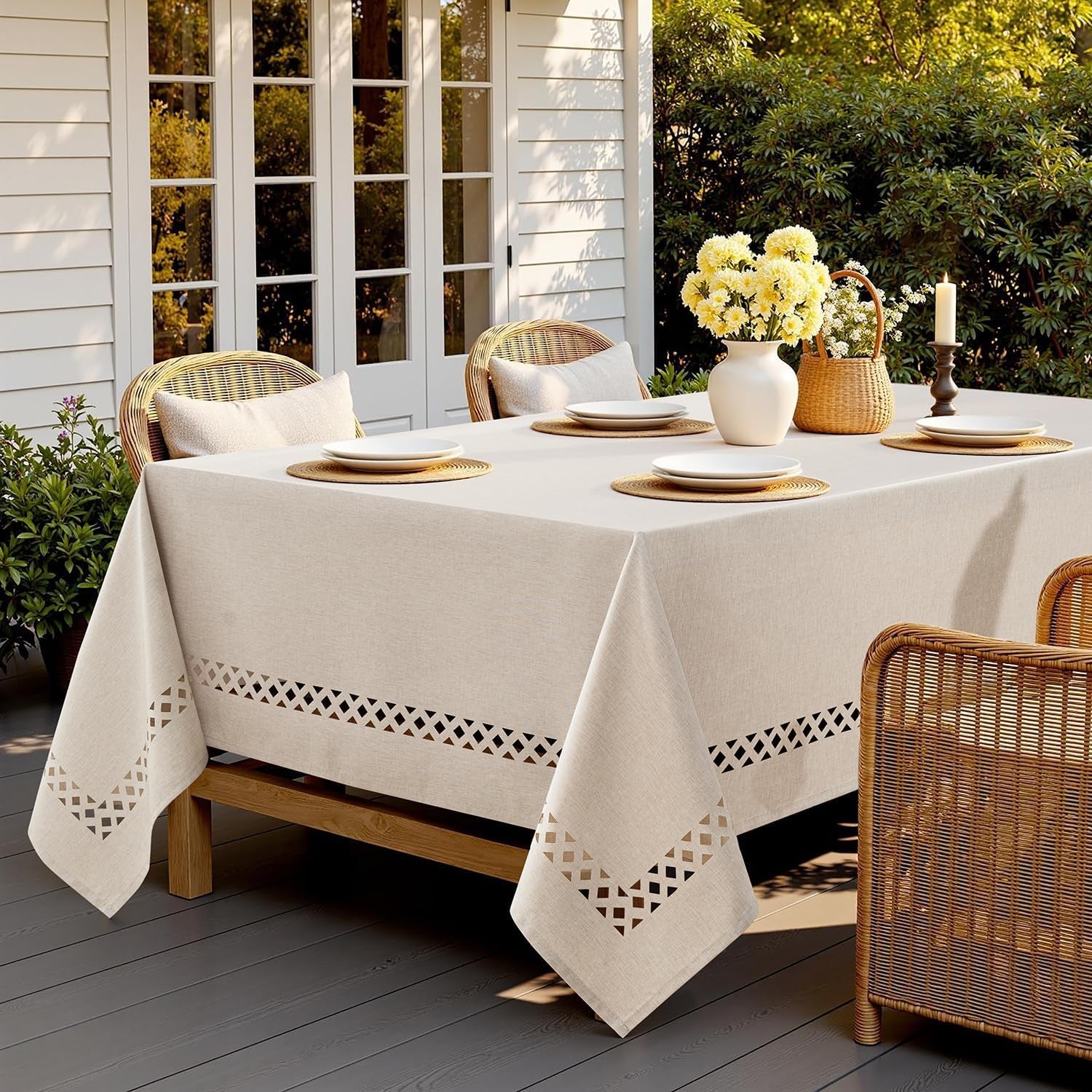 beige-rectangle-tablecloth-with-decorative-cutouts-52x70-inch-waterproof-stain-resistant-shrink-proof-table-cloth-farmhouse-style-for-dining-wedding-kitchen-party-outdoor