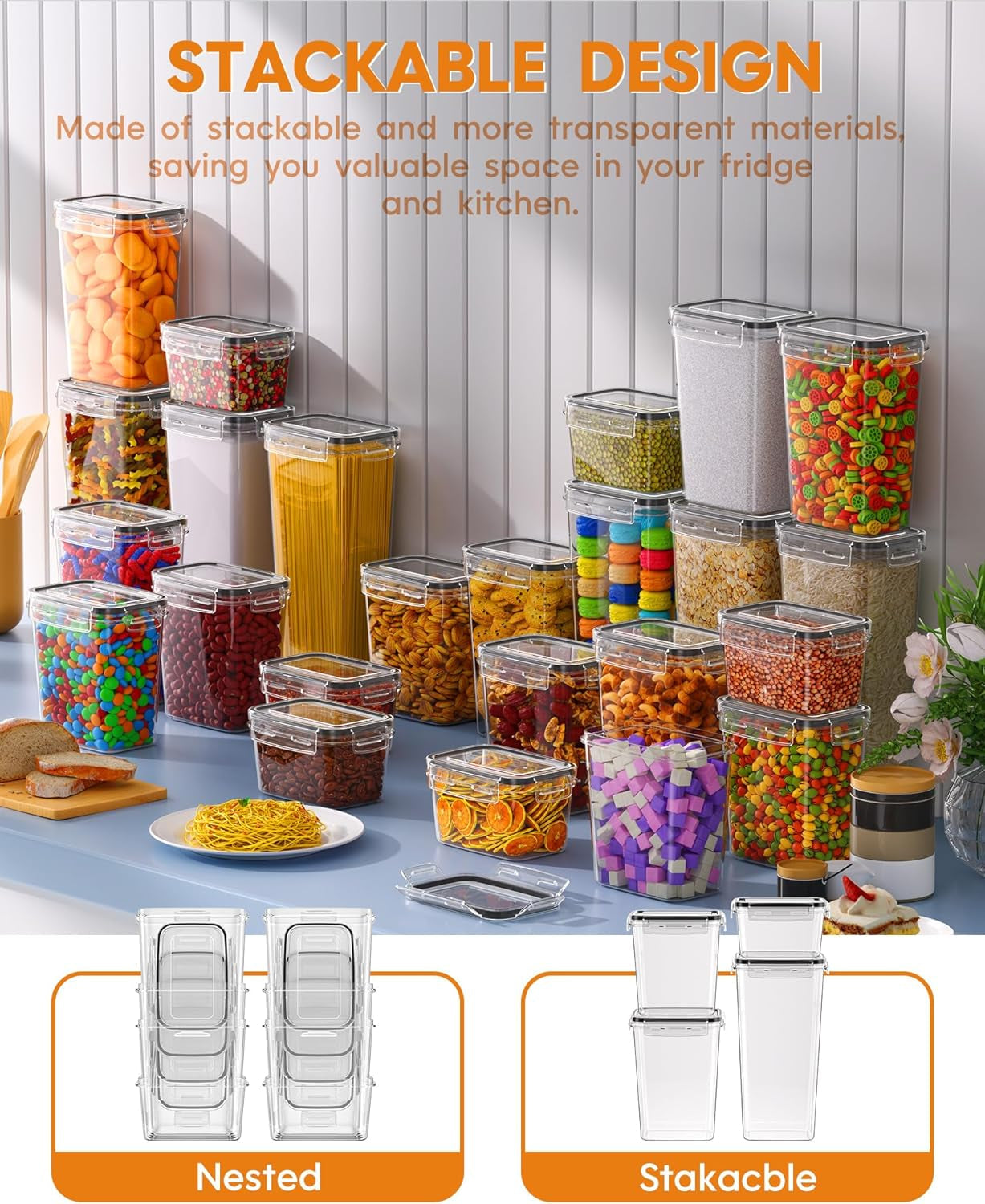 airtight-food-storage-containers-with-lids-24-pcs-kitchen-and-pantry-organization-canisters-bpa-free-pvc-free-food-grade-plastic-leak-proof-jars-for-cereal-flour-sugar-extra-24-labels-marker