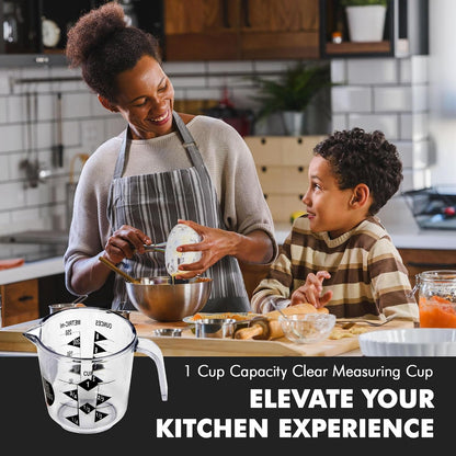 Select Plastic Measuring Cup, 1 Cup Capacity, Clear5