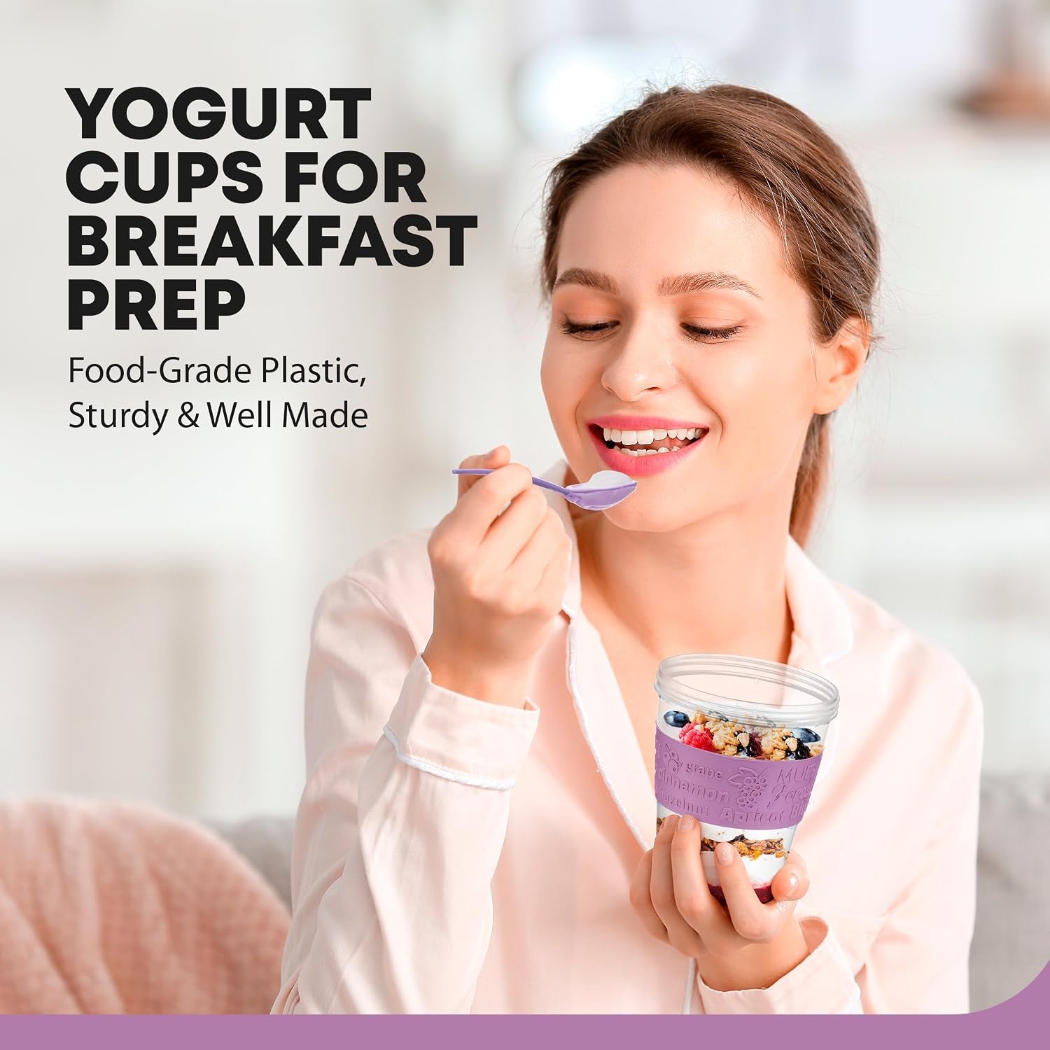 4-pack-on-the-go-yogurt-parfait-cups-with-lids-topping-compartment-spoon-yogurt-parfait-cups-for-breakfast-meal-prep-reusable-leak-proof-container-bpa-free-20oz-colorfull