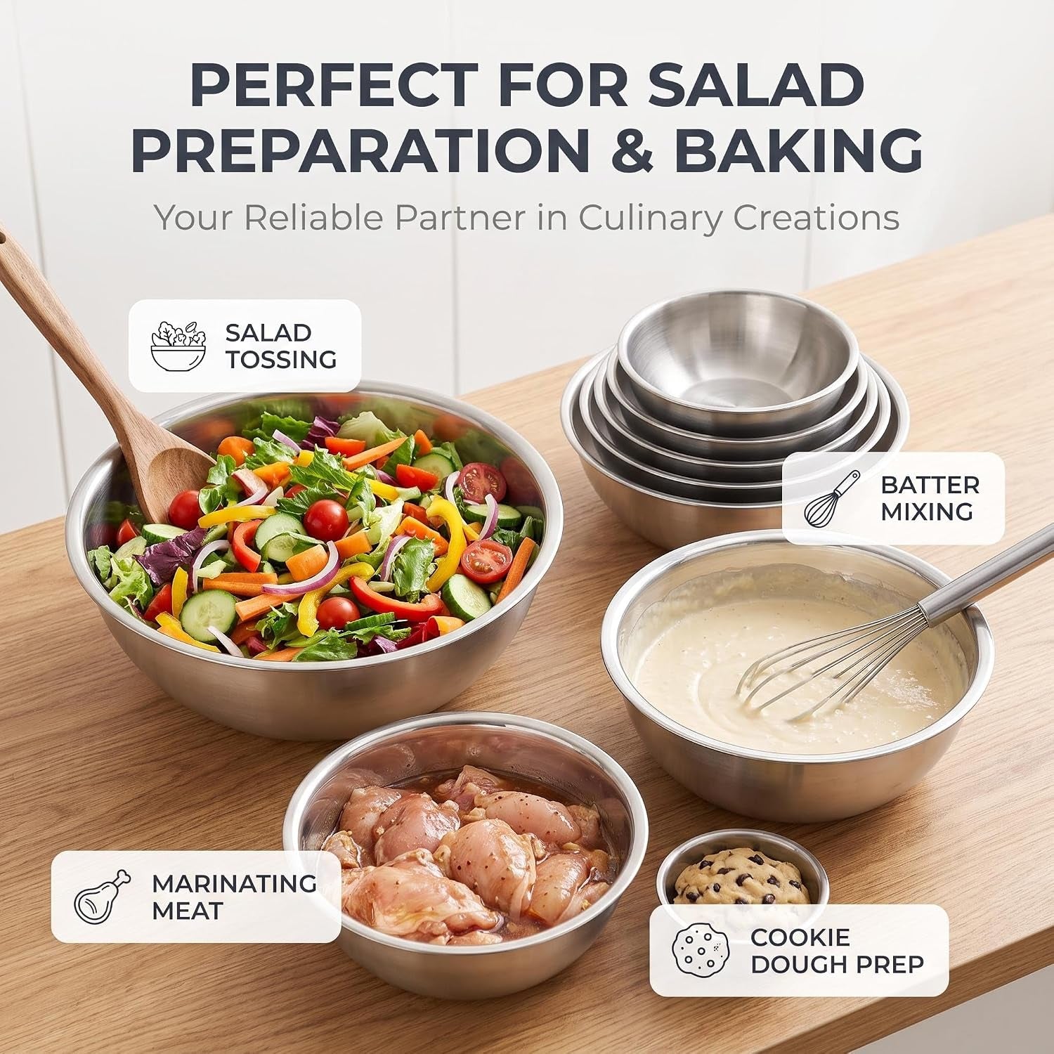 5-pcs-stainless-steel-mixing-bowls-dishwasher-safe-food-grade-304-silver-salad-prep-cooking