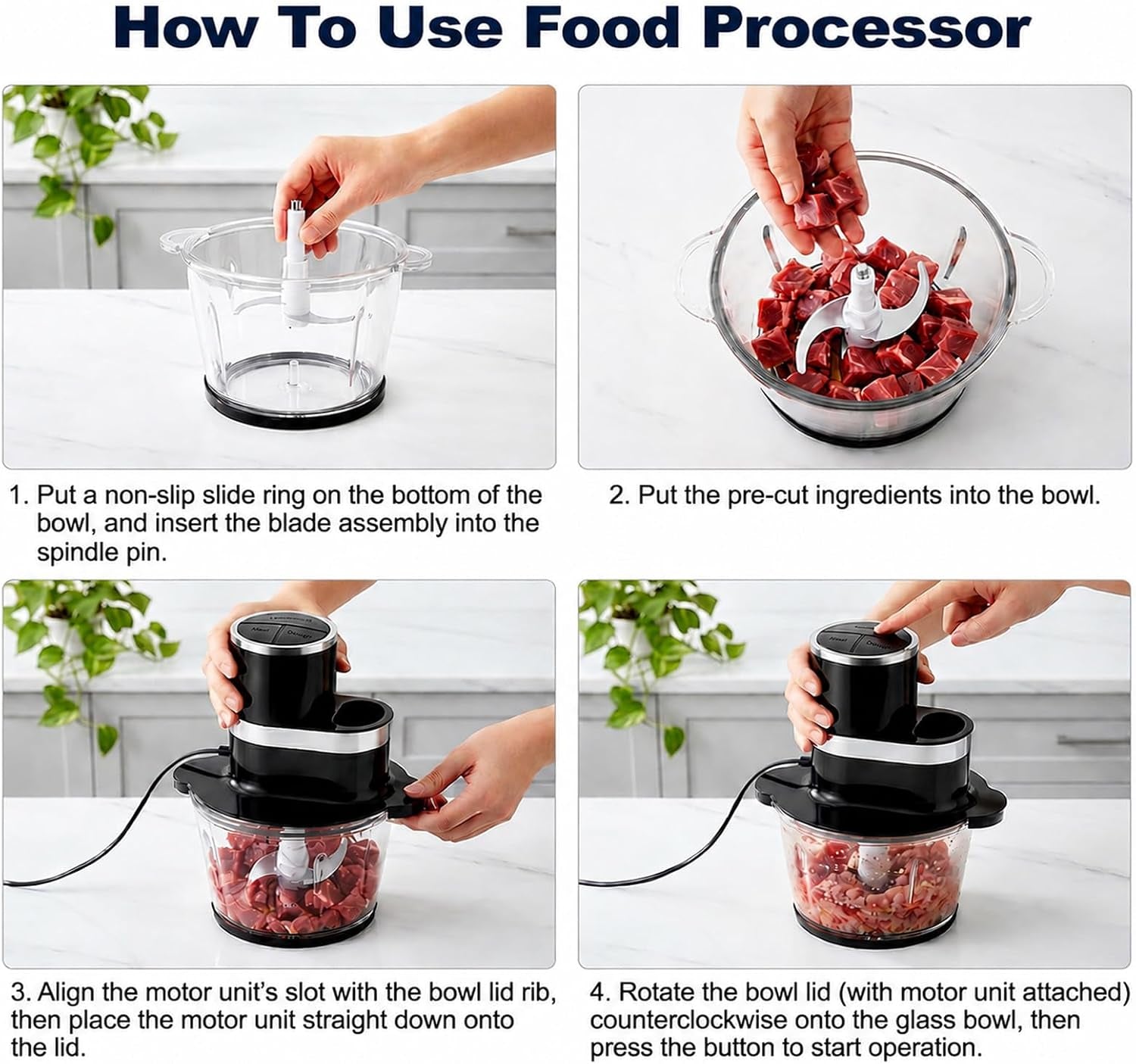 3-in-1-food-processor-600w-meat-grinder-vegetable-chopper-dough-mixer-electric-food-chooper-with-3l-glass-bowl-3-modes-for-meat-vegetables-nuts-dough-overheat-protection-easy-lock-assembly