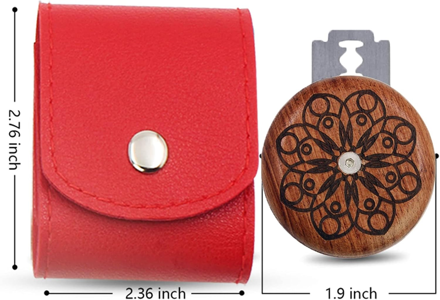 bread-lame-cutter-for-homemade-sourdough-bread-bakers-slashing-tool-cutting-bread-scoring-knife-razor-cutter-great-gift-for-artisan-bread-and-baguette-makerspu-leather-case-bright-red